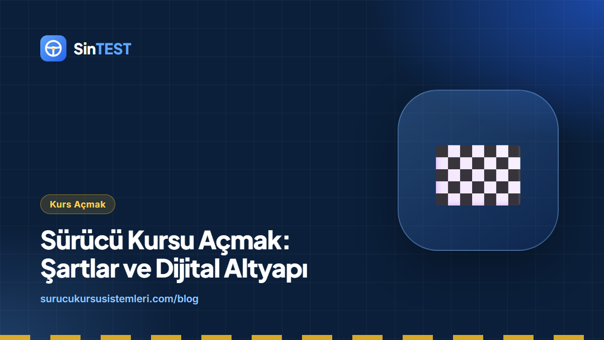Sürücü kursu açmak kapak görseli